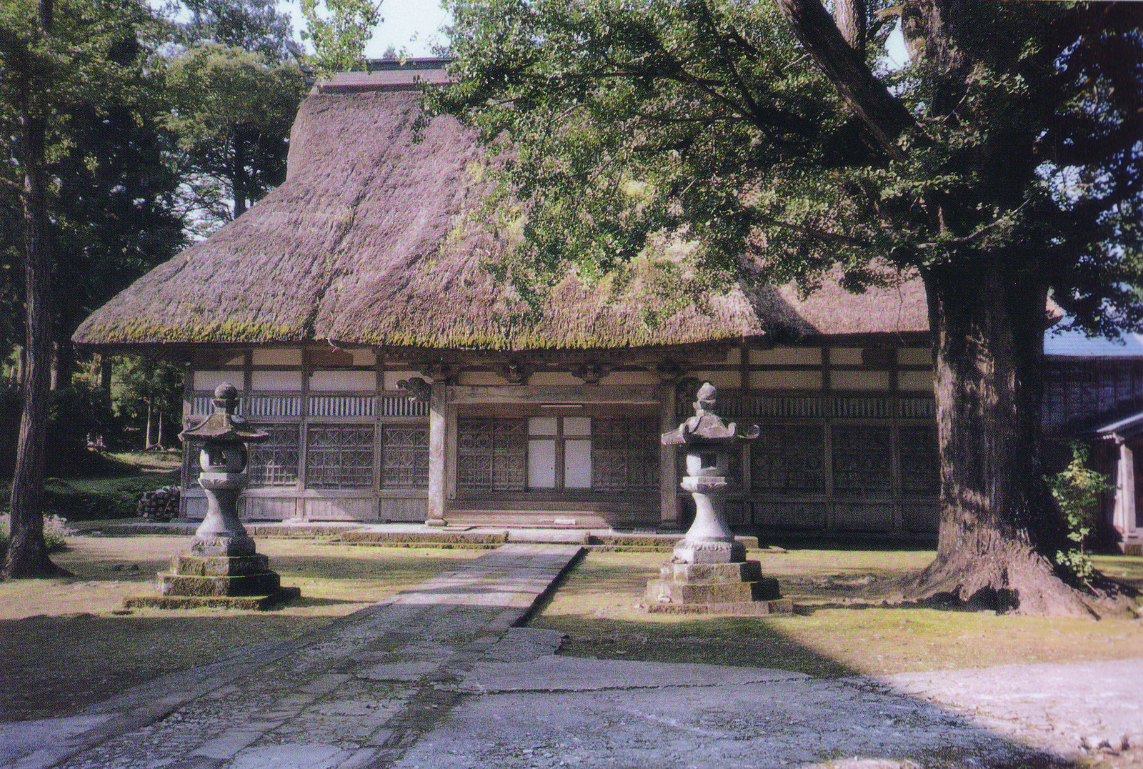 砂場にあった頃の善正寺本堂